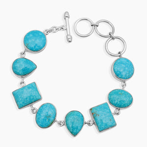 Mexican Turquoise Silver Bracelets