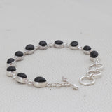 Black Onyx Silver Bracelets