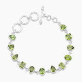 925 Sterling Silver Peridot Bracelets