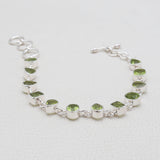 925 Sterling Silver Peridot Bracelets