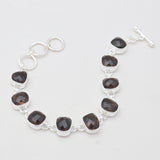 925 Sterling Silver Smoky Quartz Bracelets