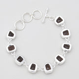 925 Sterling Silver Smoky Quartz Bracelets