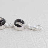 Peanut Wood Jasper Silver Bracelets