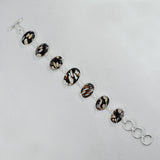 925 Silver Peanut Wood Jasper Bracelets