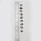 Peanut Wood Jasper Silver Bracelets