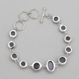925 Sterling Silver Star Ruby Bracelets