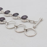 925 Sterling Silver Star Ruby Bracelets