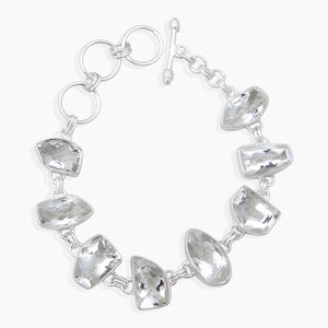 925 Sterling Silver Crystal Bracelets