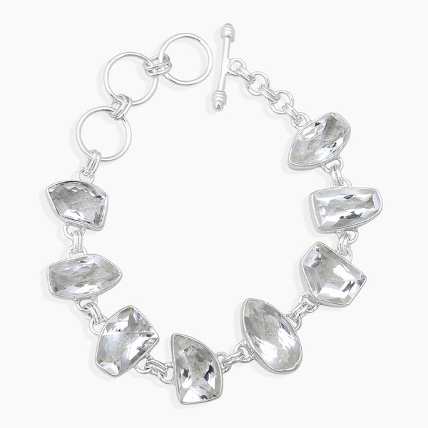 925 Sterling Silver Crystal Bracelets