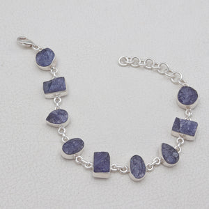 925 Sterling Silver Tanzanite Bracelets