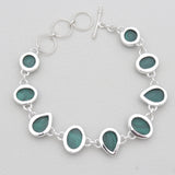 925 Sterling Silver Green Malachite Bracelets