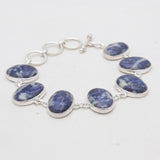 925 Sterling Silver Sodalite Bracelets