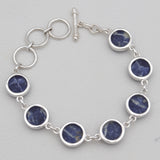 925 Sterling Silver Sodalite Bracelets