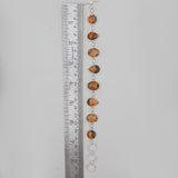 Natural Mustard Jasper Silver Bracelets