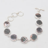 925 Sterling Silver Coin Bracelets