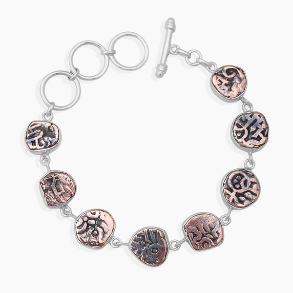925 Sterling Silver Coin Bracelets