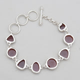 Hessonite Silver Bracelets