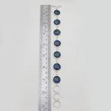 Azurite Malachite Silver Bracelets