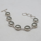 925 Sterling Silver Pyrite Bracelets