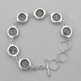 925 Sterling Silver Pyrite Bracelets