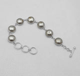 925 Sterling Silver Pyrite Bracelets