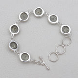 925 Sterling Silver Pyrite Bracelets