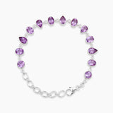 Amethyst Silver Bracelets