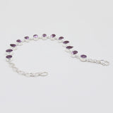 Amethyst Silver Bracelets