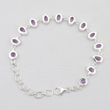 Amethyst Silver Bracelets