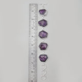 Amethyst Crystal Quartz Silver Bracelets