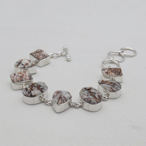 925 Sterling Silver Astrophyllite Bracelets