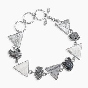 925 Sterling Silver Meteorite Bracelets