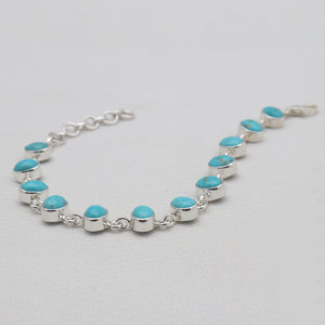 Mexican Turquoise Silver Bracelets