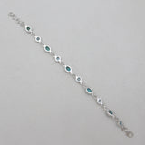 Mexican Turquoise Silver Bracelets