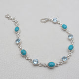 Mexican Turquoise Silver Bracelets