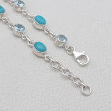 Mexican Turquoise Silver Bracelets