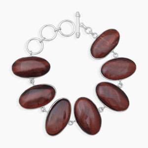 925 Sterling Silver Tiger Eye Bracelets