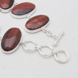 925 Sterling Silver Tiger Eye Bracelets
