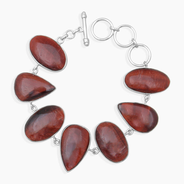 925 Sterling Silver Tiger Eye Bracelets