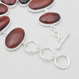 925 Sterling Silver Tiger Eye Bracelets