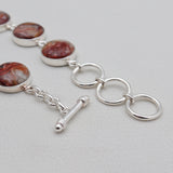Crazy Lace Agate Silver Bracelets