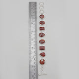 Crazy Lace Agate Silver Bracelets