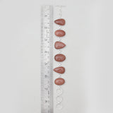 925 Sterling Silver Red Sunstone Bracelets