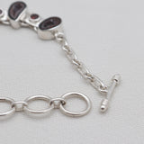 925 Sterling Silver Tabasco Geode Bracelets