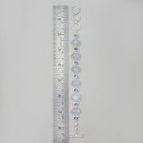 Rainbow Moonstone Silver Bracelets