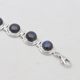 925 Silver Rainbow Moonstone Bracelets