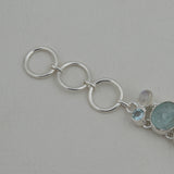 925 Sterling Silver Aquamarine Bracelets