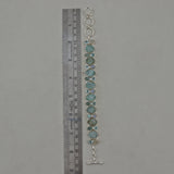 925 Sterling Silver Aquamarine Bracelets