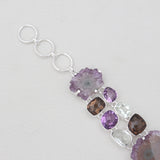 925 Sterling Silver Amethyst Stalactite Bracelets