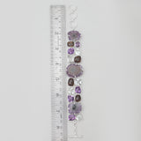 925 Sterling Silver Amethyst Stalactite Bracelets